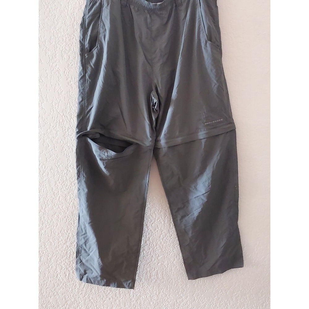 Columbia‎ Gray Omni Shade Utility Pockets Performance Fishing Gear Pants XL